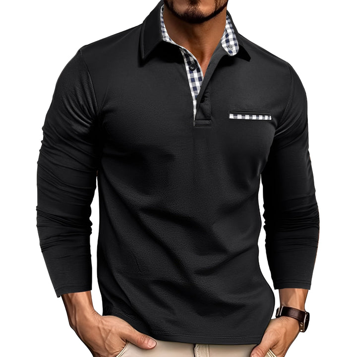 Polo Casual Manches Longues Homme