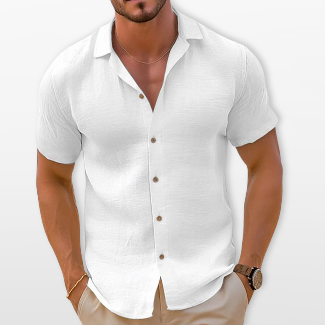 Chemise Homme Coupe Ajustée Décontractée