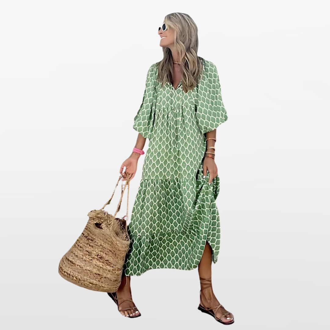 Robe Midi Coupe Ample Femme