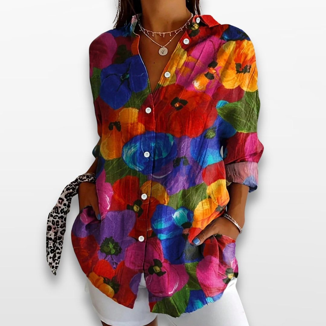 Blouse Femme Fluide Fleurie
