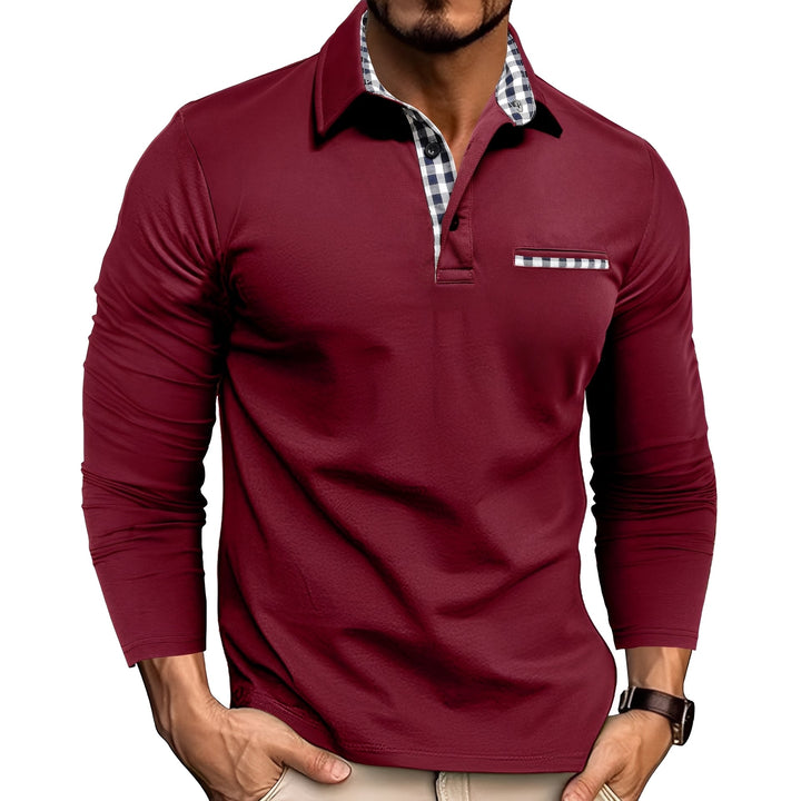 Polo Casual Manches Longues Homme