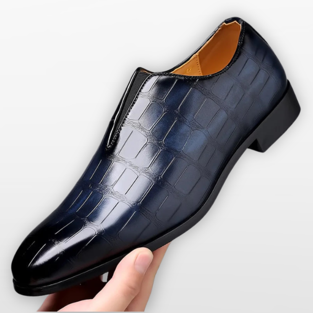 Chaussures formelles texturées sans lacets homme