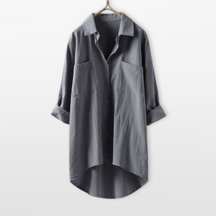 Chemise Boutonnée Coupe Ample Femme