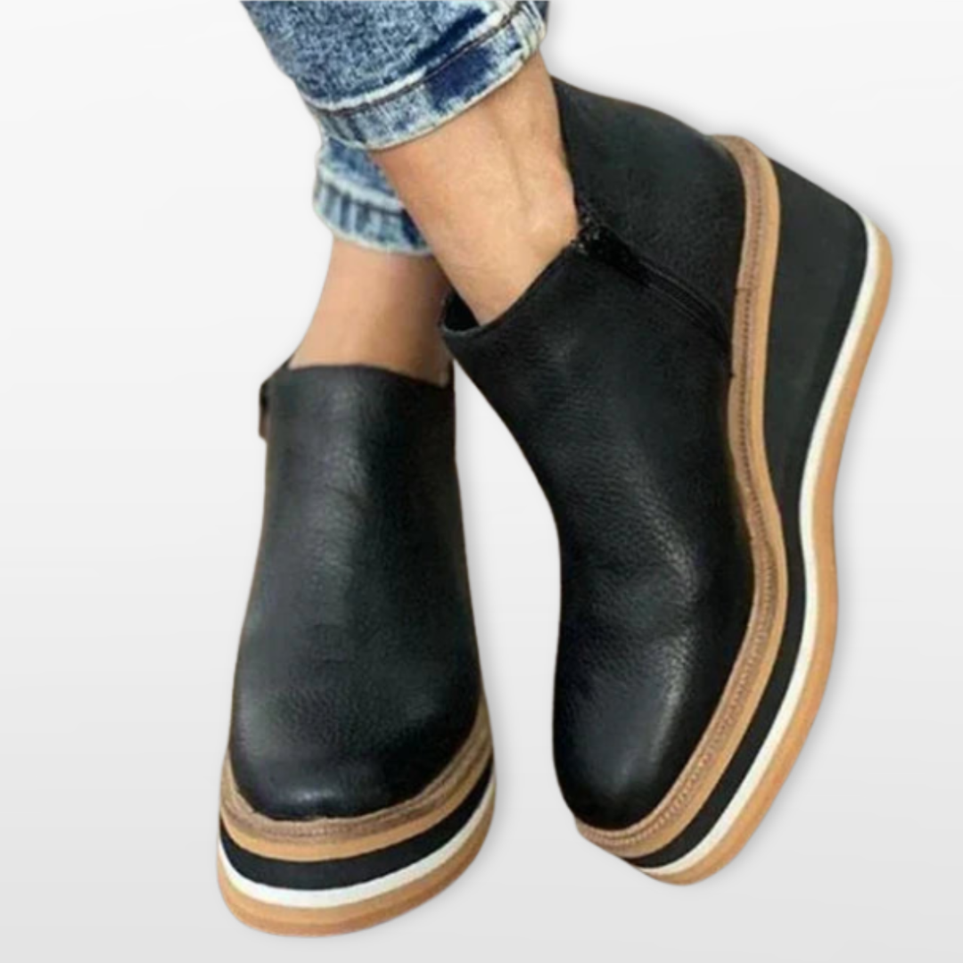 Bottines Plateforme Femme À Enfiler