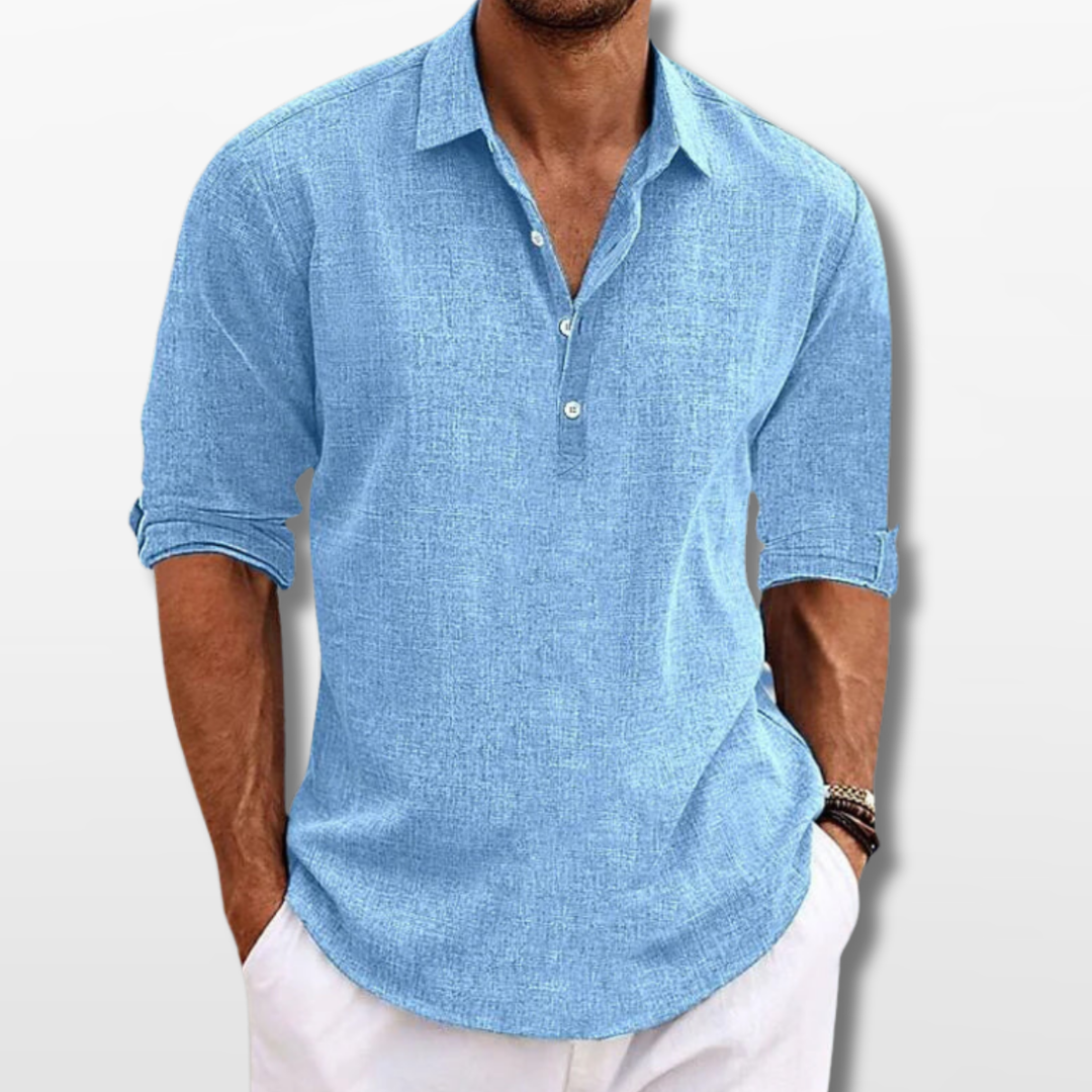 Chemise Homme Col Tunisien