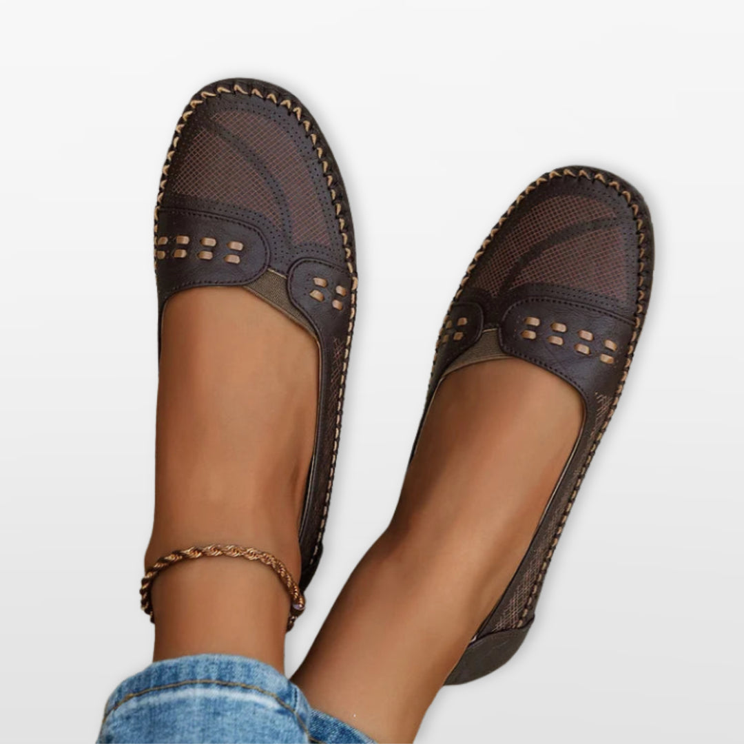 Mocassins Femme Perforés Confort