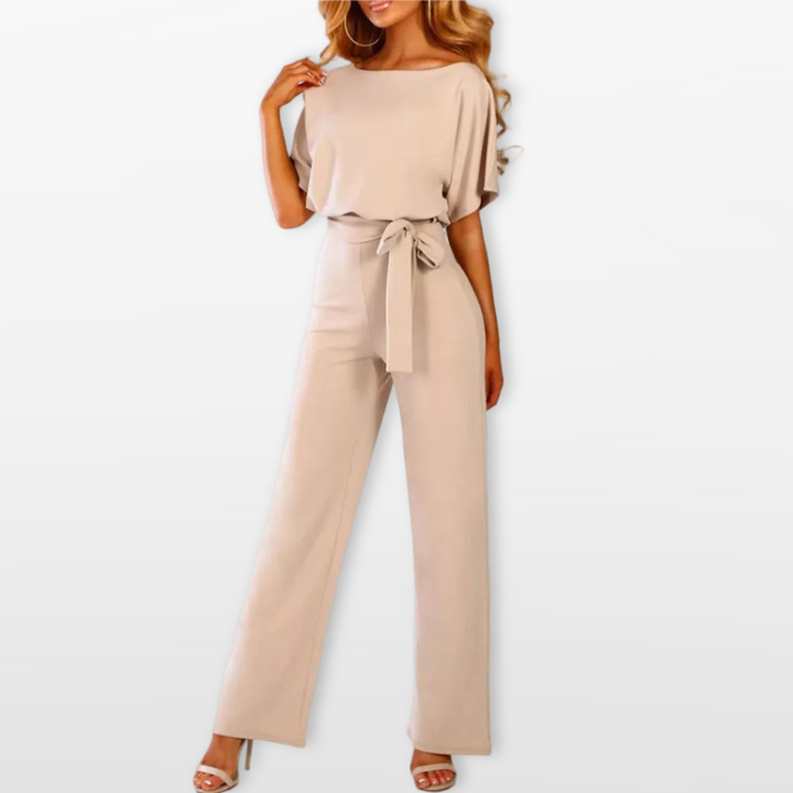 Combinaison Femme Taille Nouée Coupe Large