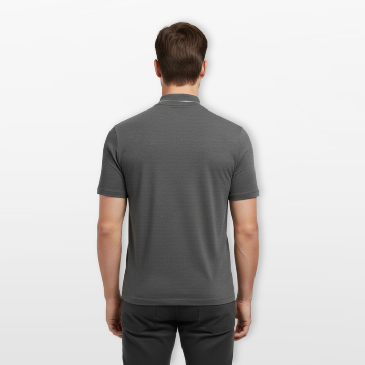 T Shirt Homme Col Montant Ajusté