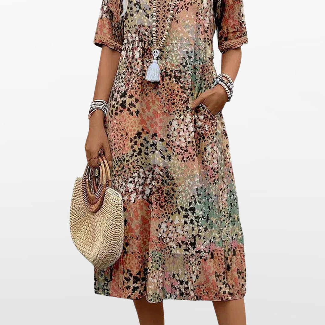 Robe Midi Décontractée pour Femme