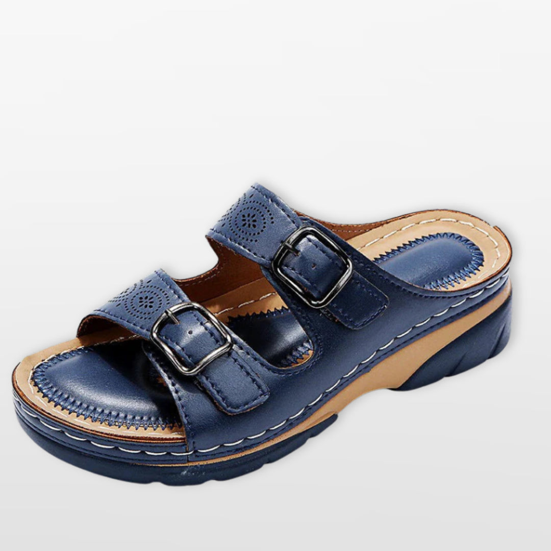 Sandales Plateforme À Boucles Confort Femme