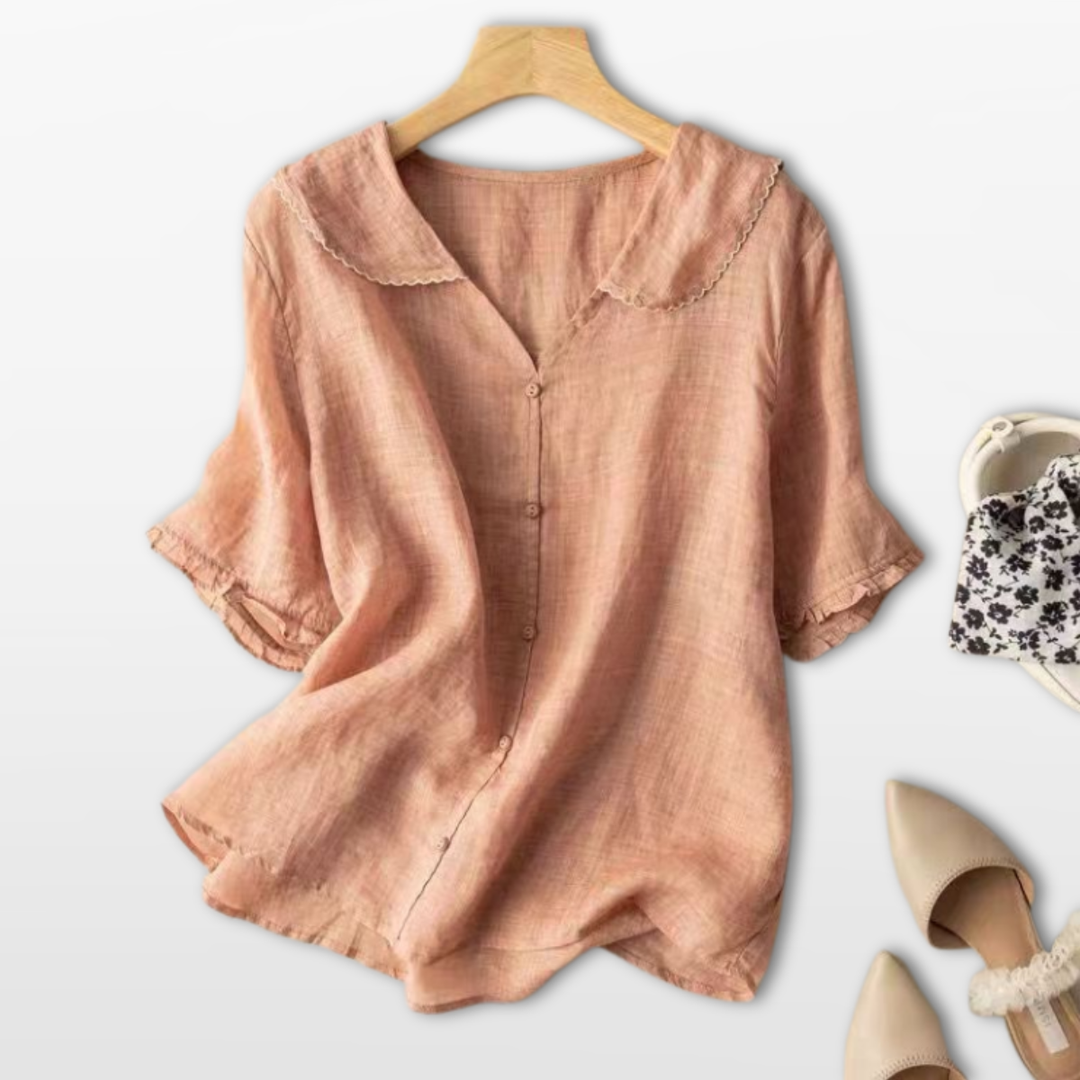 Blouse Femme Boutonnée Fluide
