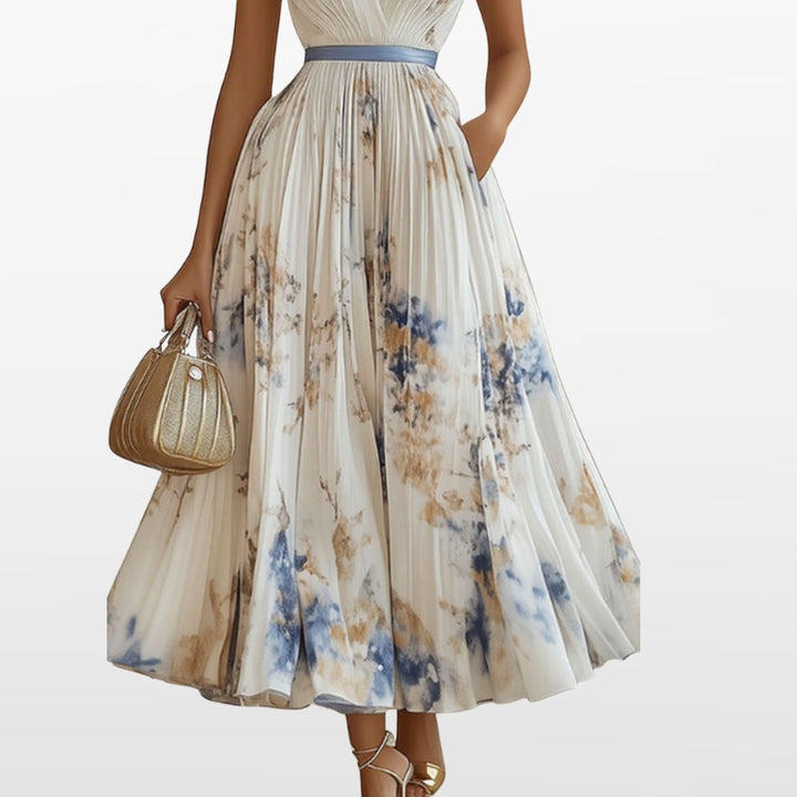 Robe Midi Plissée Femme