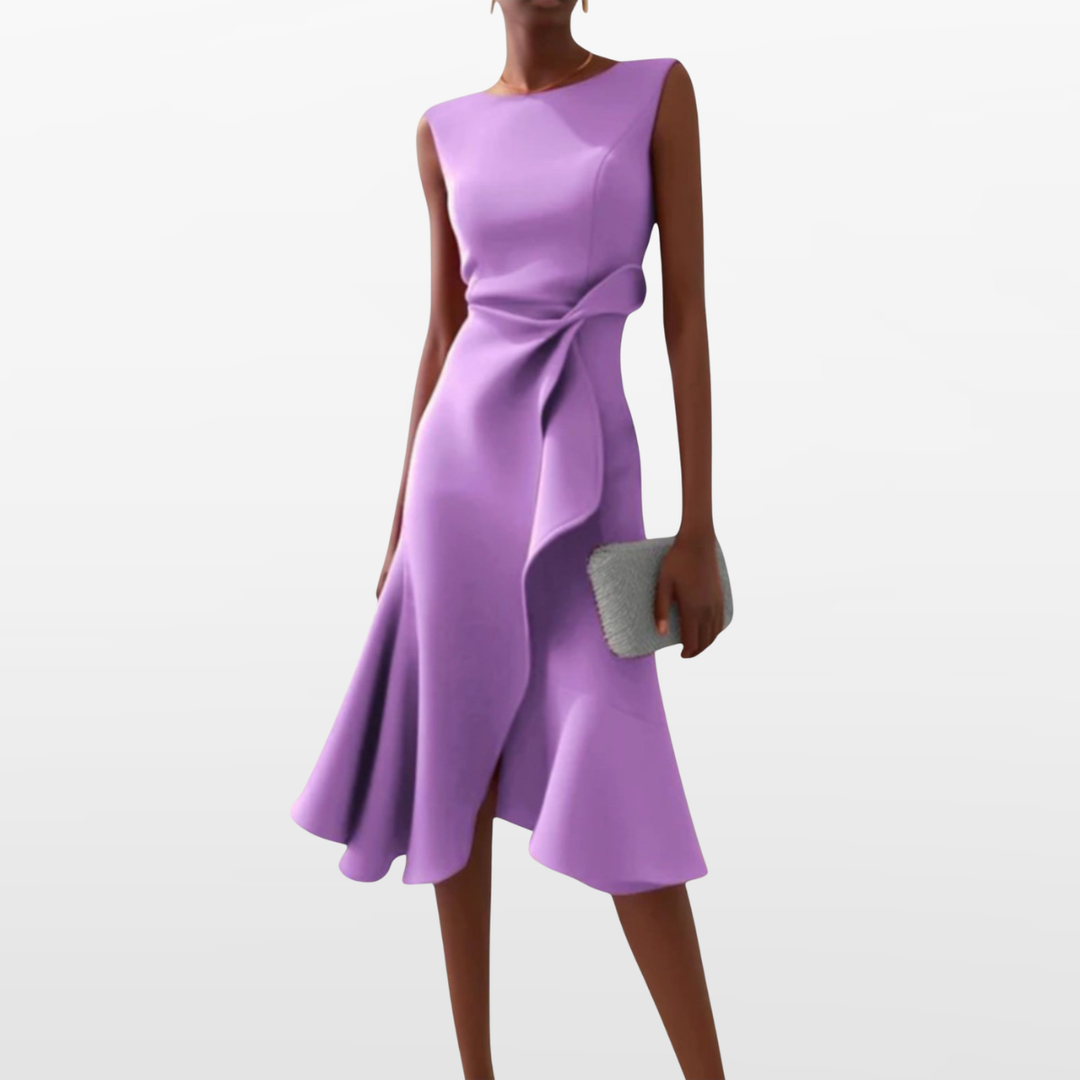 Robe Midi Ajustée Femme