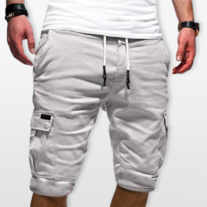 Short Cargo Homme Cordon Poches Utilitaires