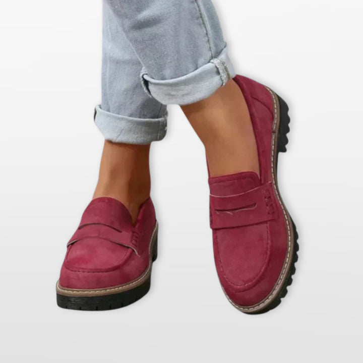 Mocassins Plateforme Femme Semelle Crantée