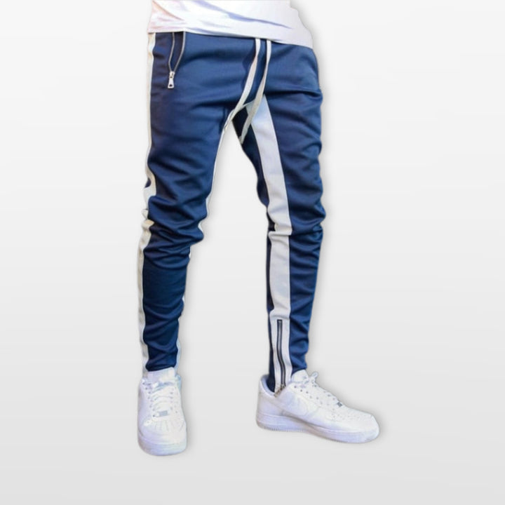 Pantalon Jogger Homme Slim Bandes Latérales