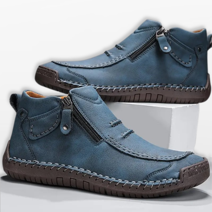 Bottines Homme Mocassin Zippées Casual
