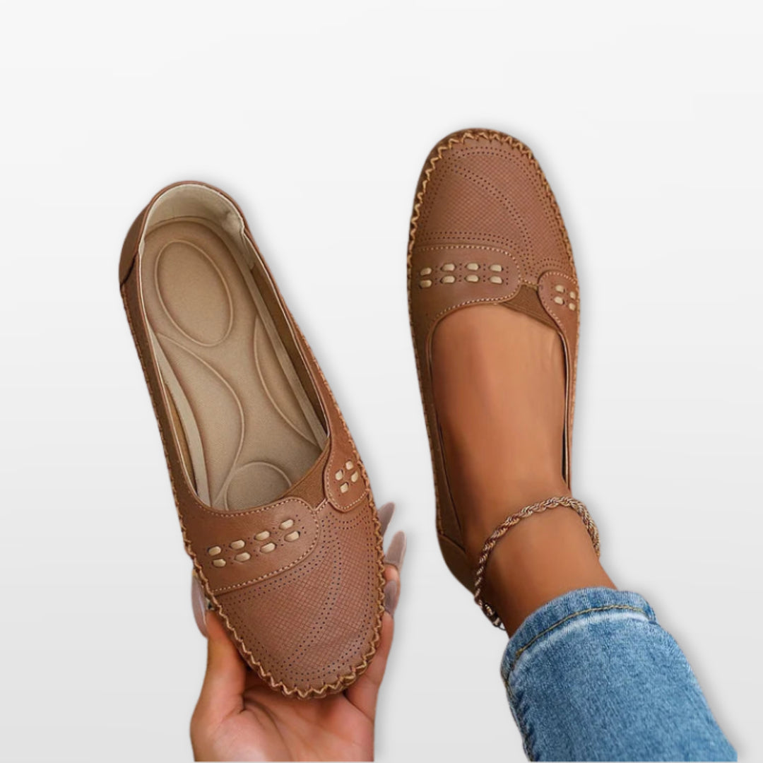 Mocassins Femme Perforés Confort