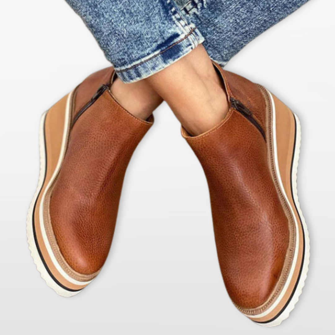 Bottines Plateforme Femme À Enfiler