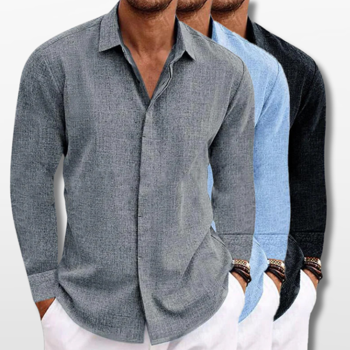 Chemise Casual Texturée Homme