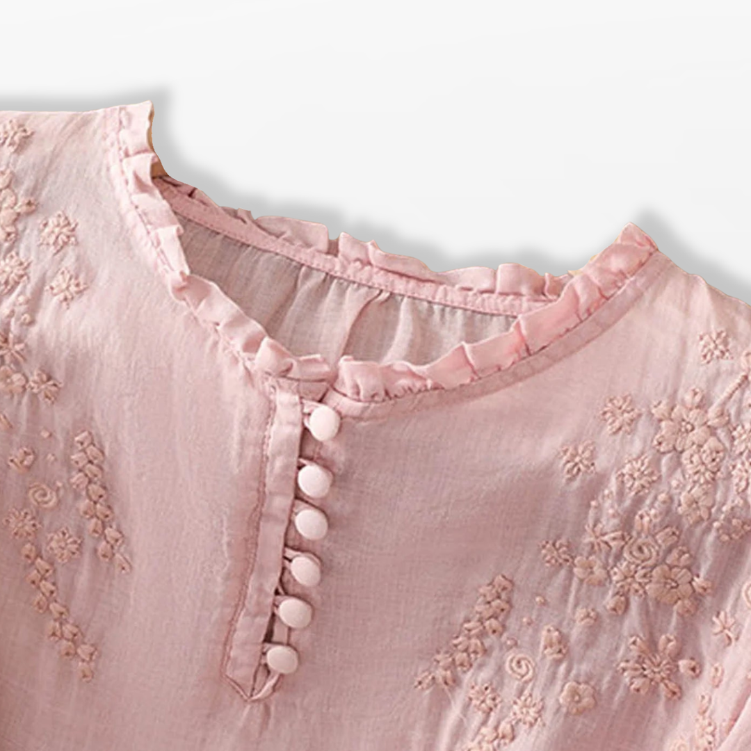 Blouse Femme Brodée Fluide
