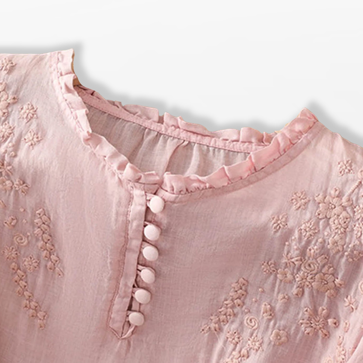 Blouse Femme Brodée Fluide