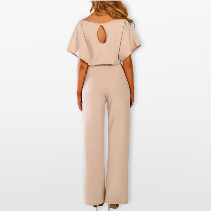 Combinaison Femme Taille Nouée Coupe Large