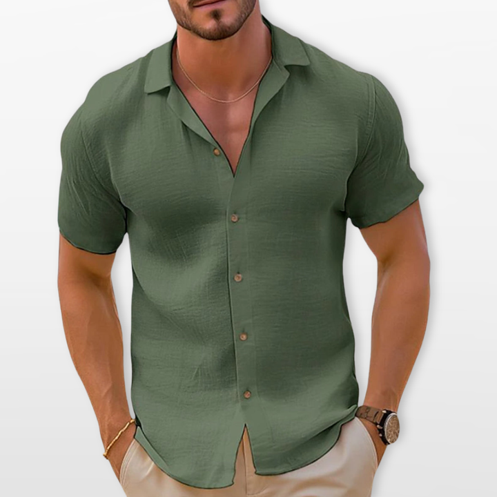 Chemise Homme Coupe Ajustée Décontractée
