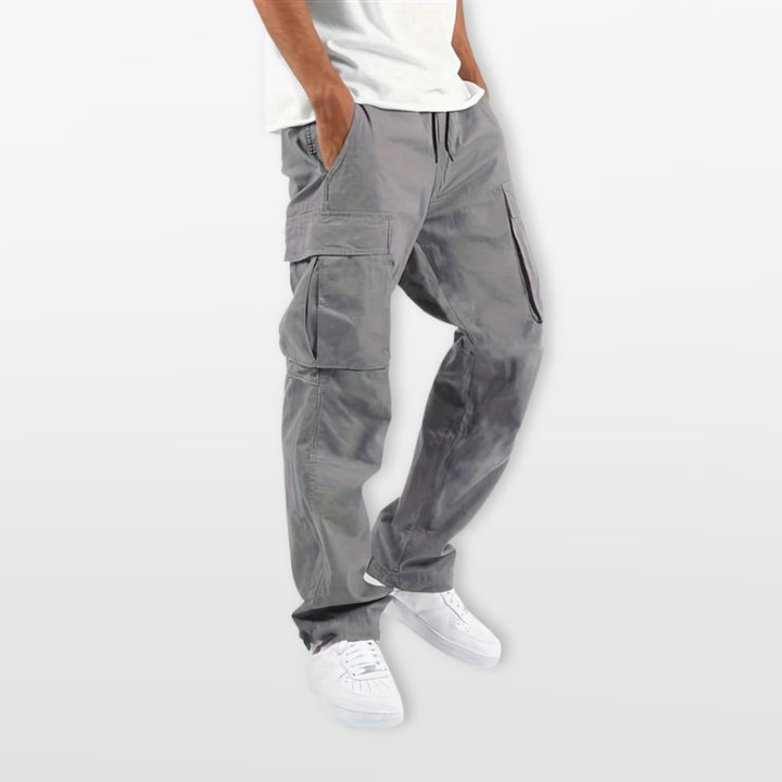 Pantalon Cargo Homme Coupe Décontractée Cordon