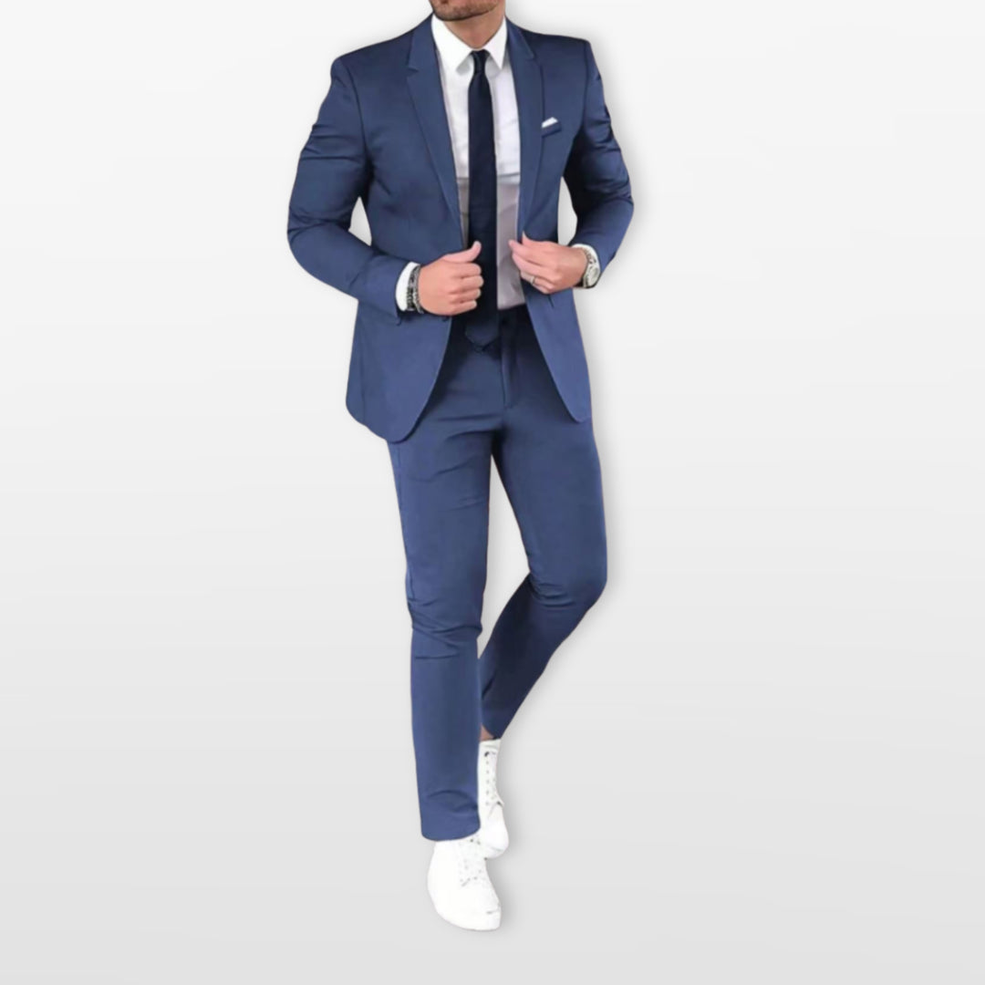 Costume Deux Pièces Ajusté Moderne Homme