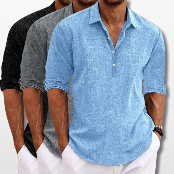 Chemise Homme Col Tunisien