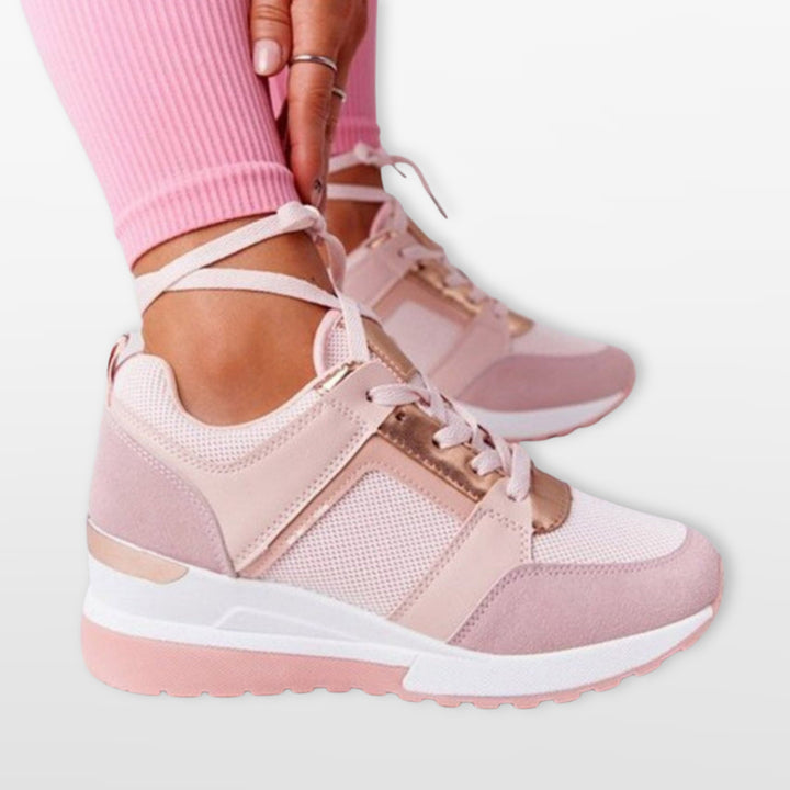 Baskets Plateforme Compensées Femme Confort