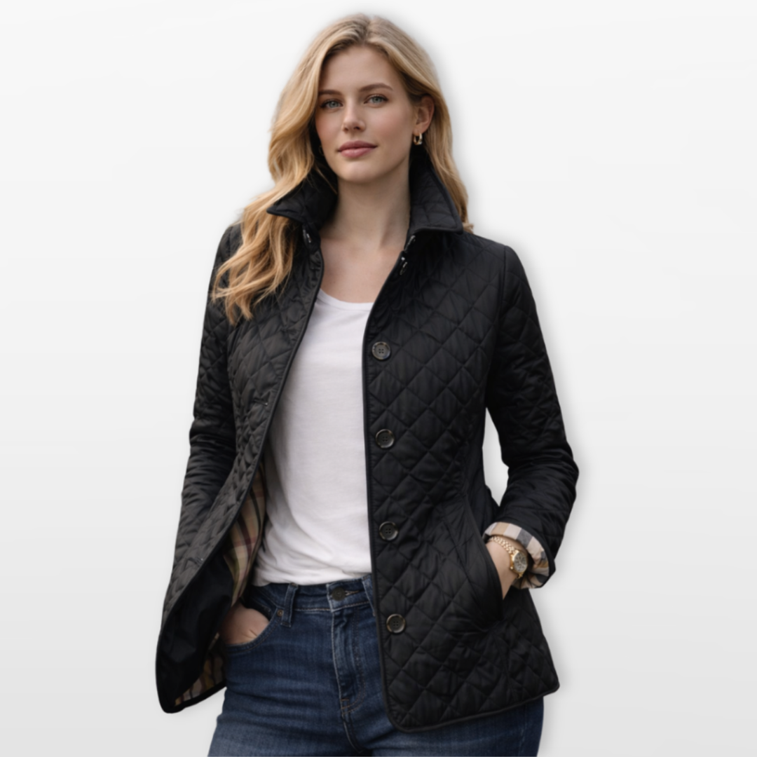 Veste Matelassée Femme Boutonnée Cintrée