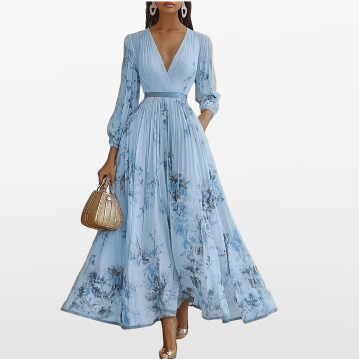 Robe Midi Plissée Femme