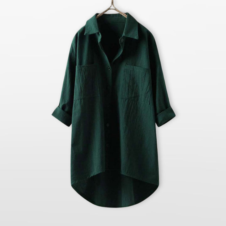 Chemise Boutonnée Coupe Ample Femme