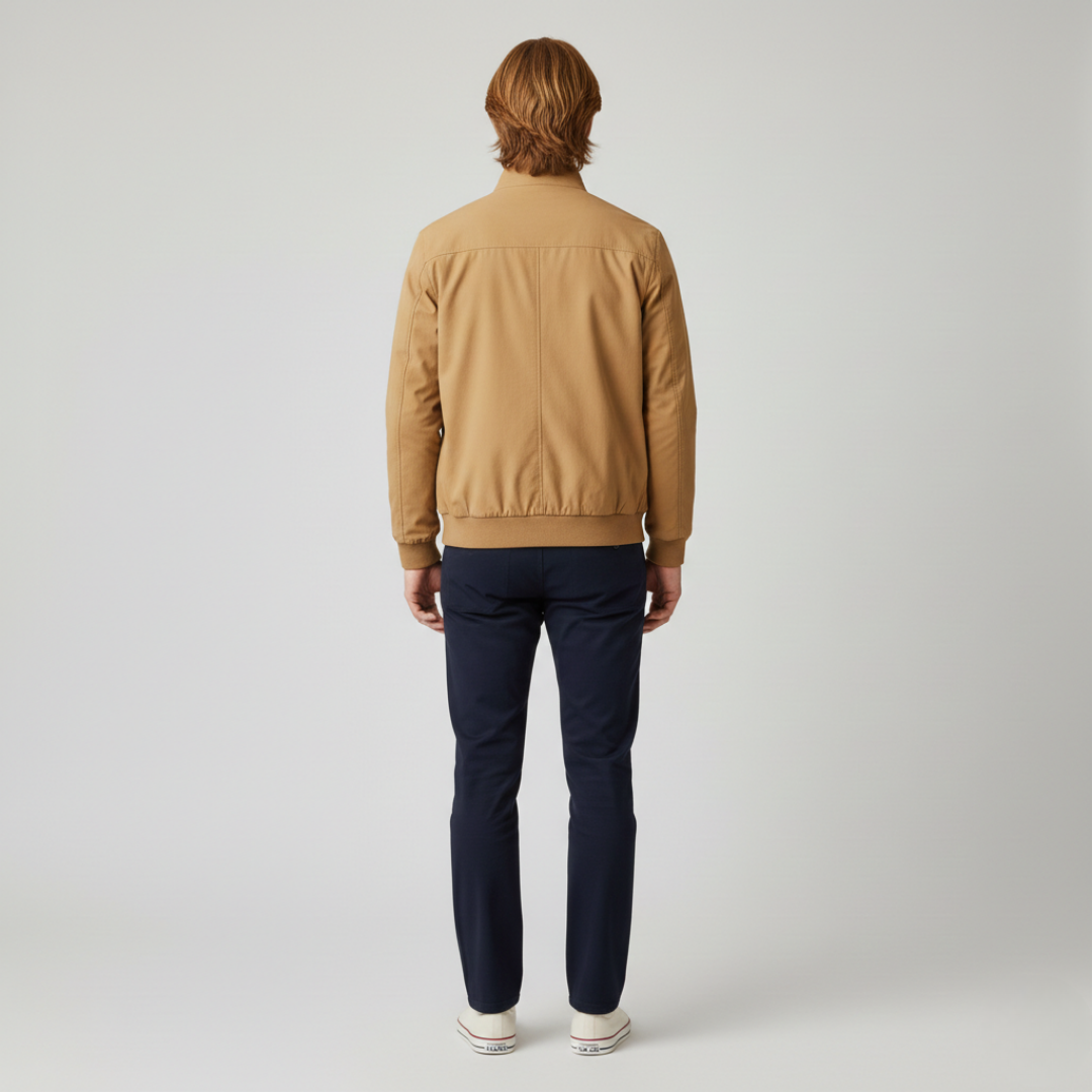 Laurent - Blouson Harrington à Col Montant