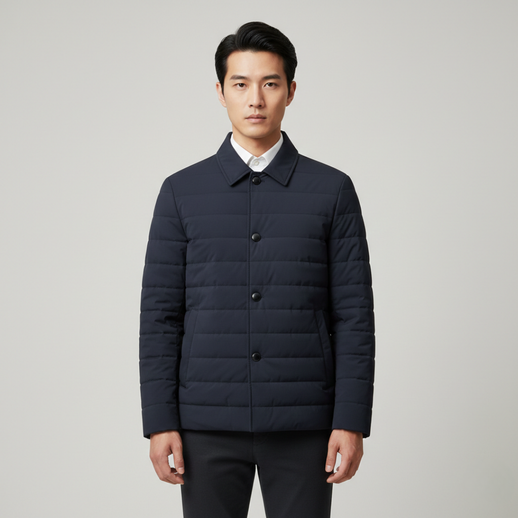 Olivier - Veste Matelassée à Col Chemise