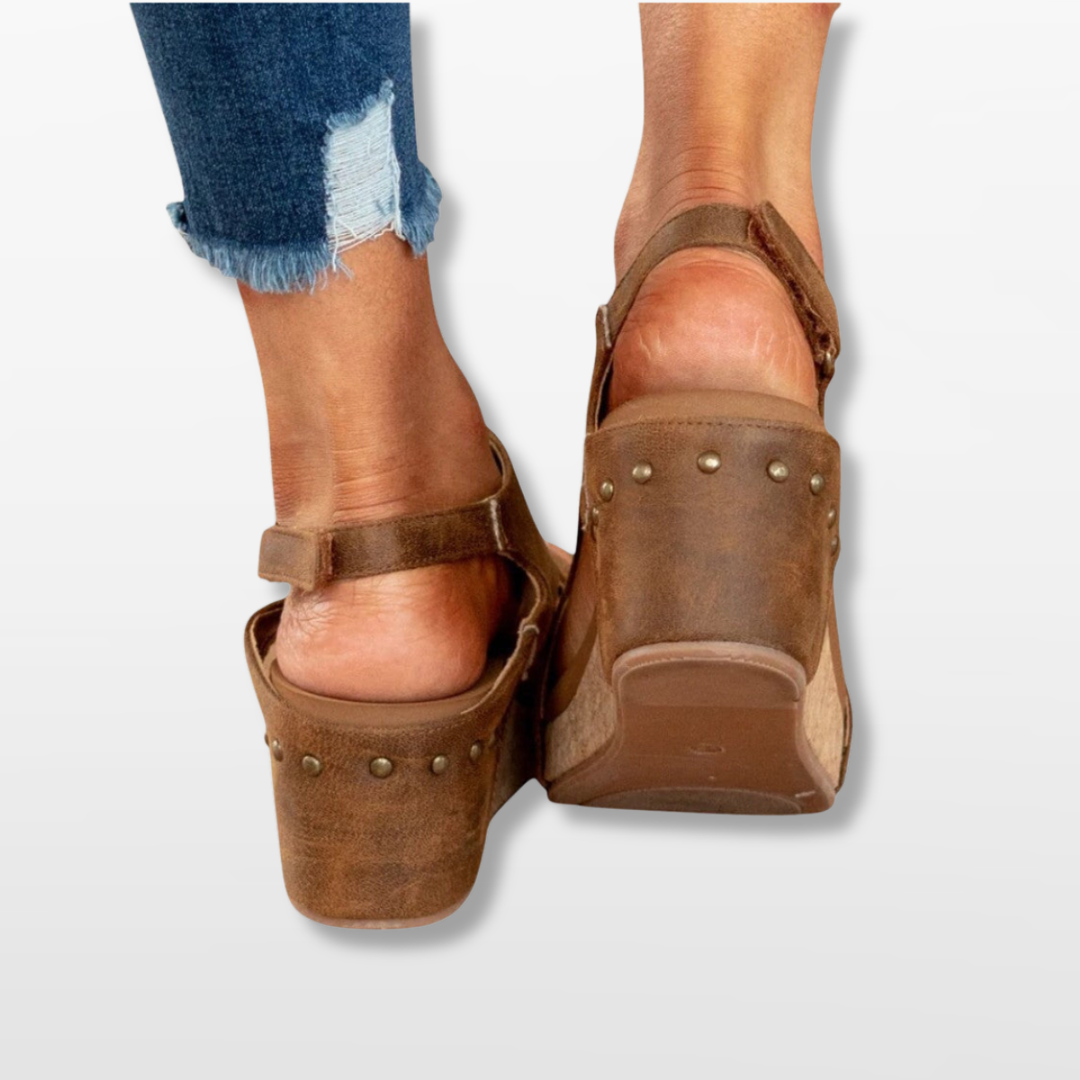 Sandales Femme Plateforme à Bride Arrière