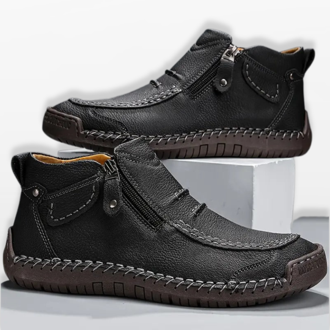 Bottines Homme Mocassin Zippées Casual