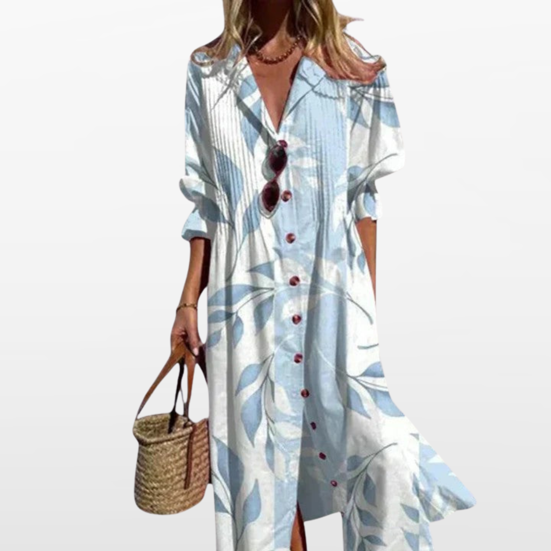 Robe Midi Décontractée Coupe Ample Femme