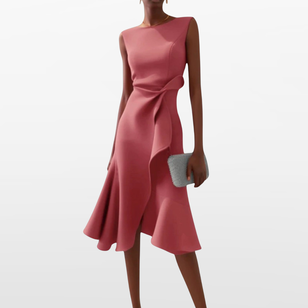 Robe Midi Ajustée Femme