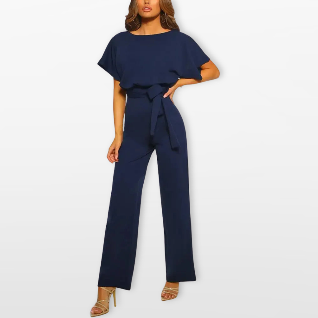 Combinaison Femme Taille Nouée Coupe Large