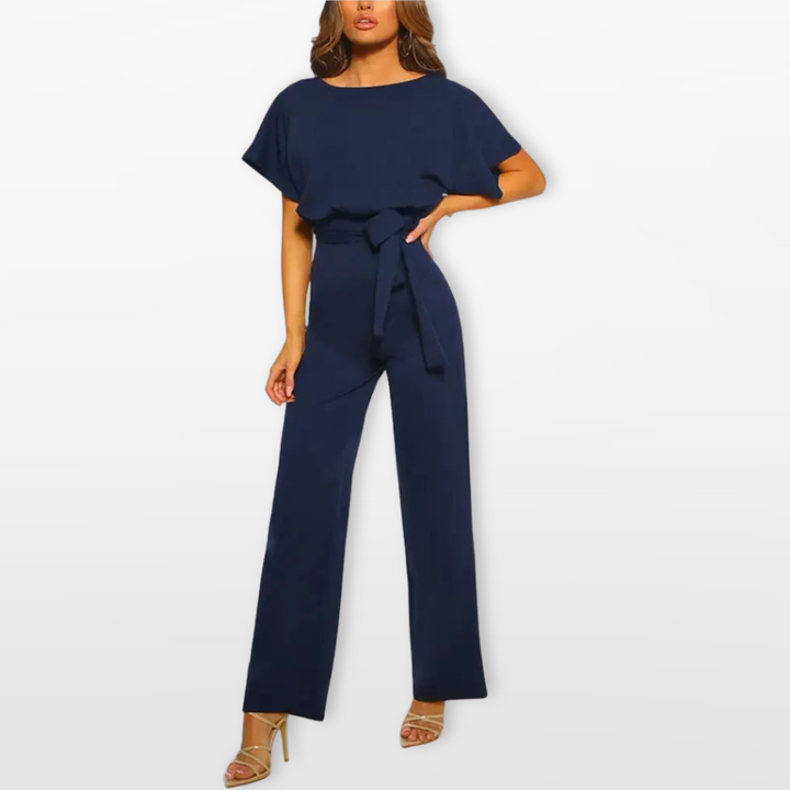 Combinaison Femme Taille Nouée Coupe Large