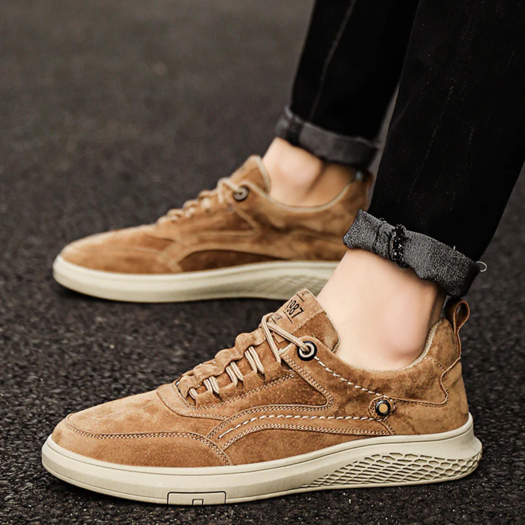 Baskets casual à lacets style urbain homme