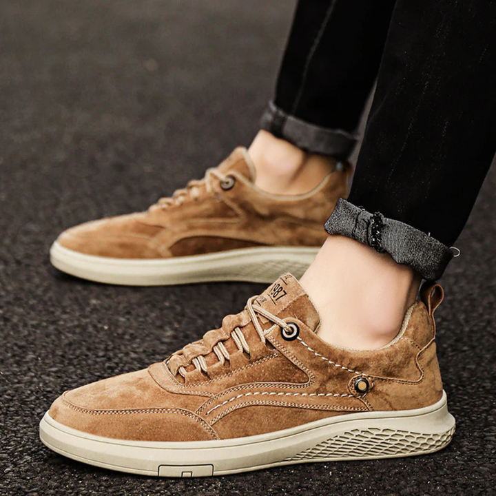 Baskets casual à lacets style urbain homme
