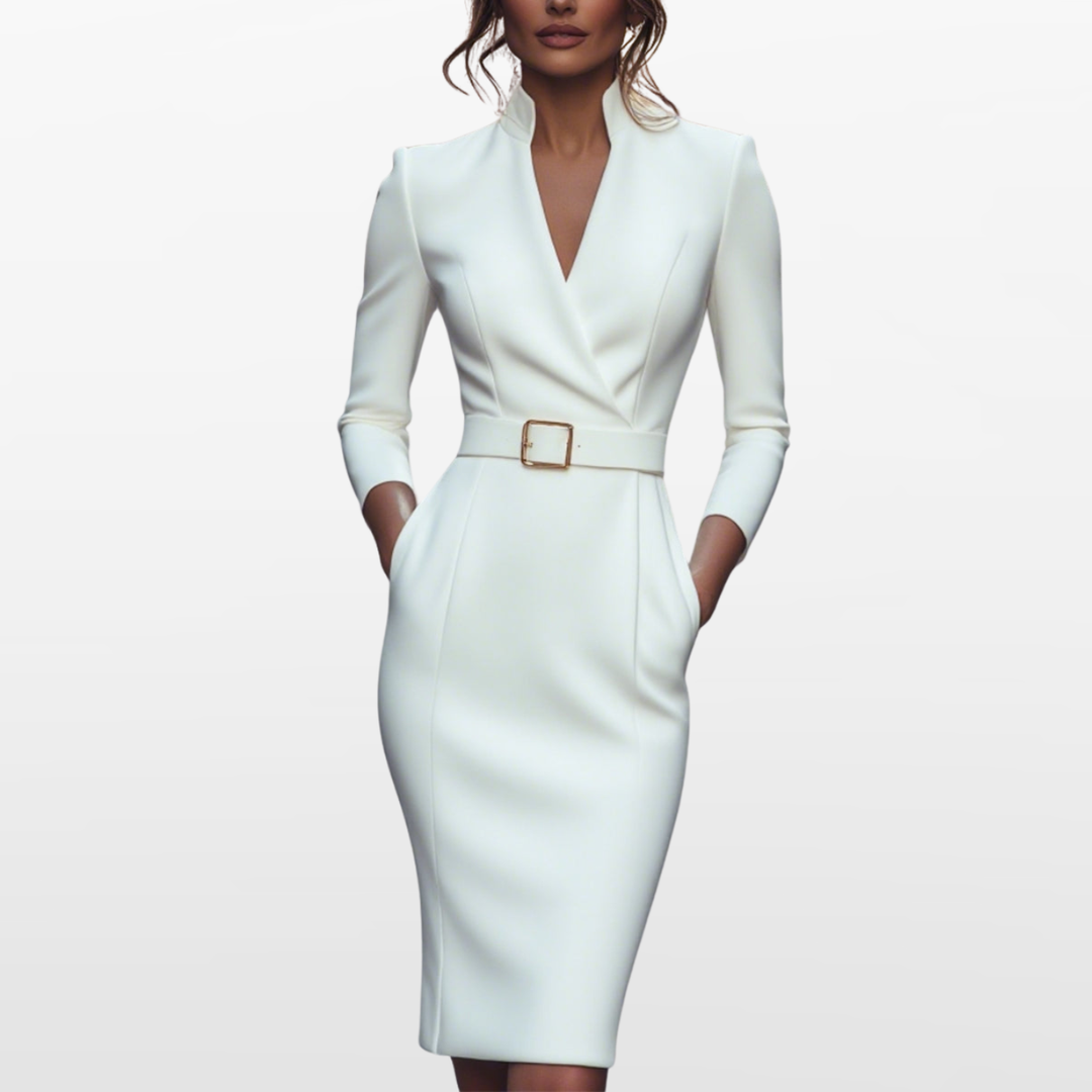 Robe Midi Élégante Femme