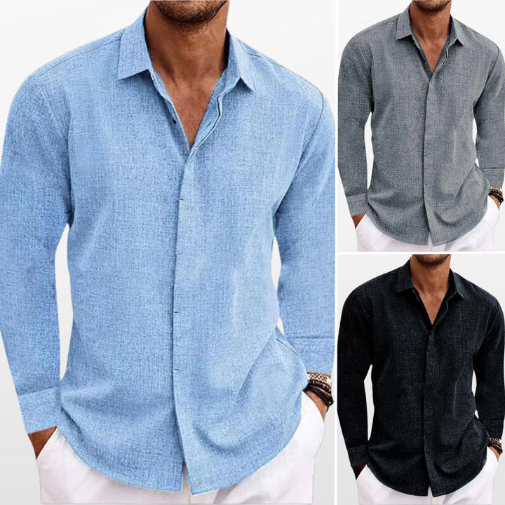 Chemise Casual Texturée Homme