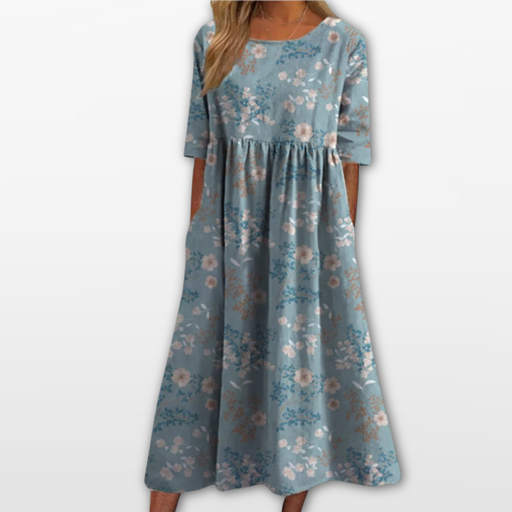 Robe Midi Femme Imprimé Floral