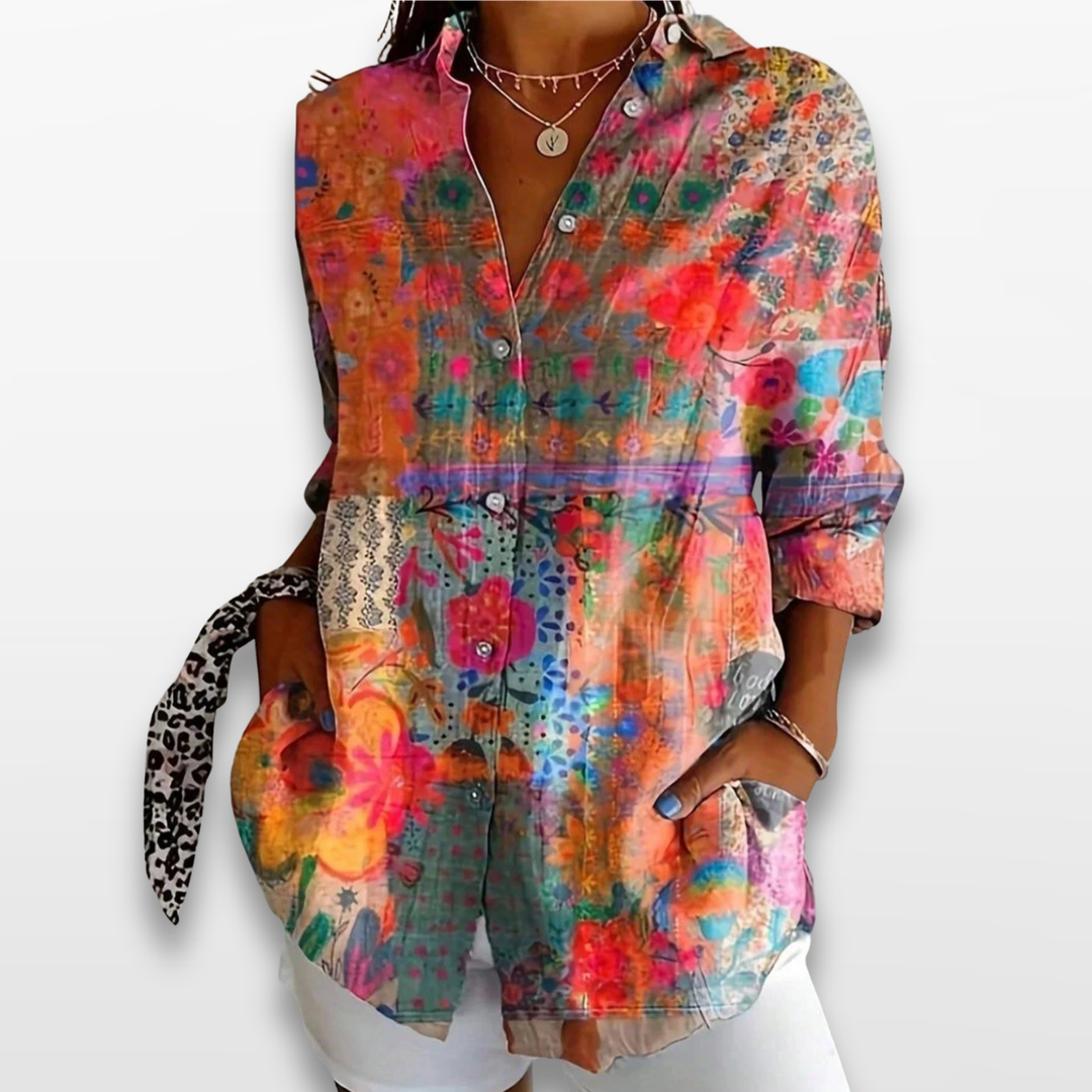 Blouse Femme Fluide Fleurie