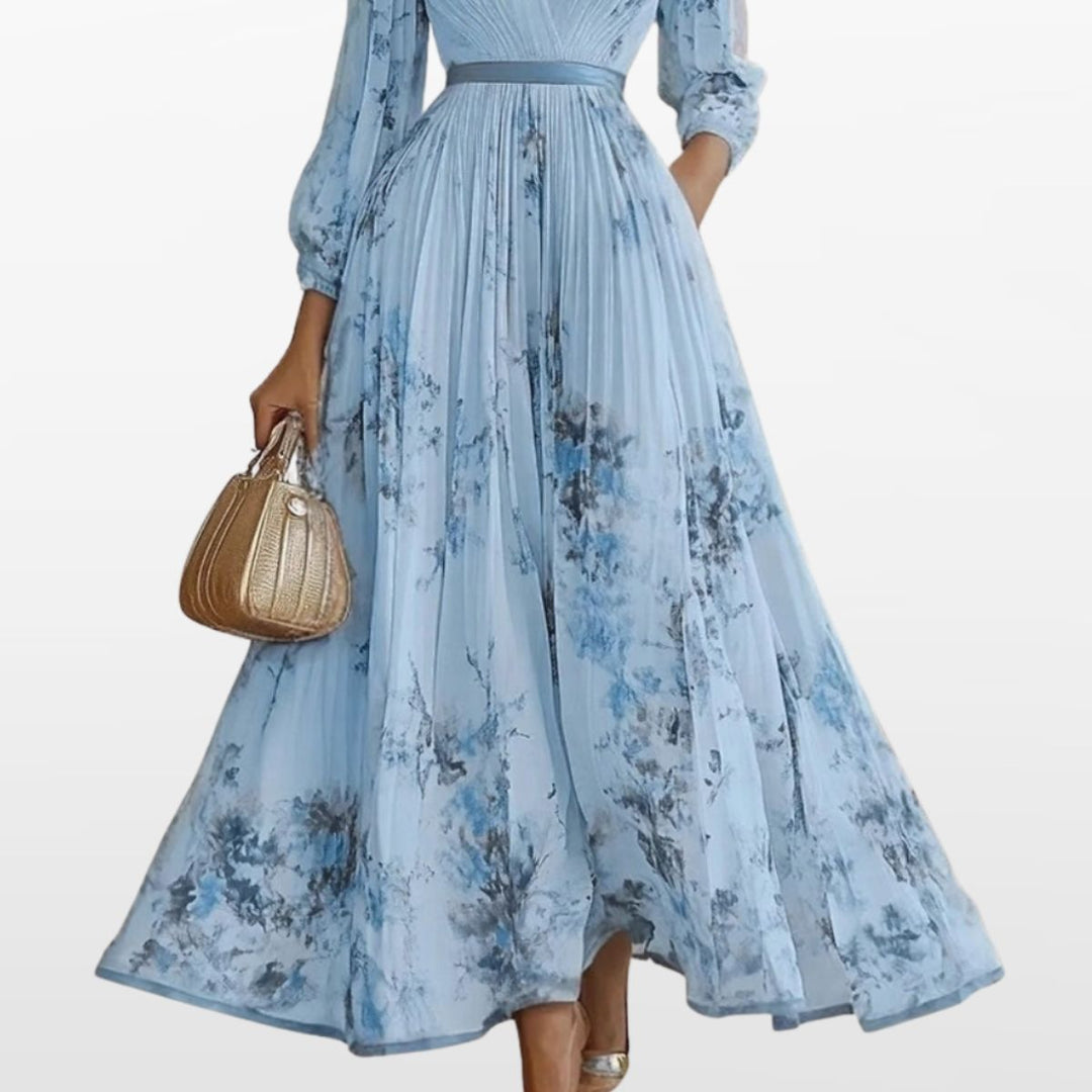 Robe Midi Plissée Femme